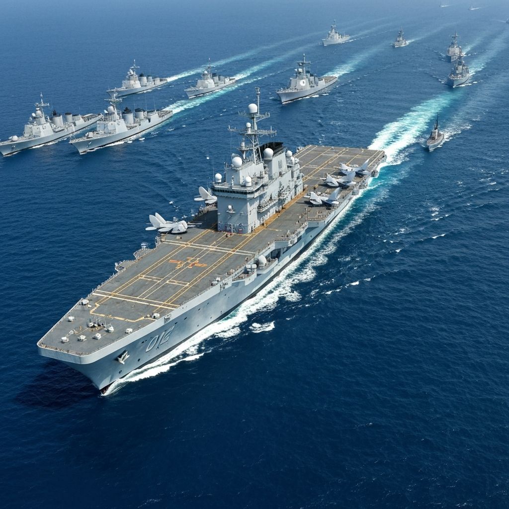 "건방 떨지 마"... 중국, 최신 항모 '푸젠함' 공개하며 무력 시위